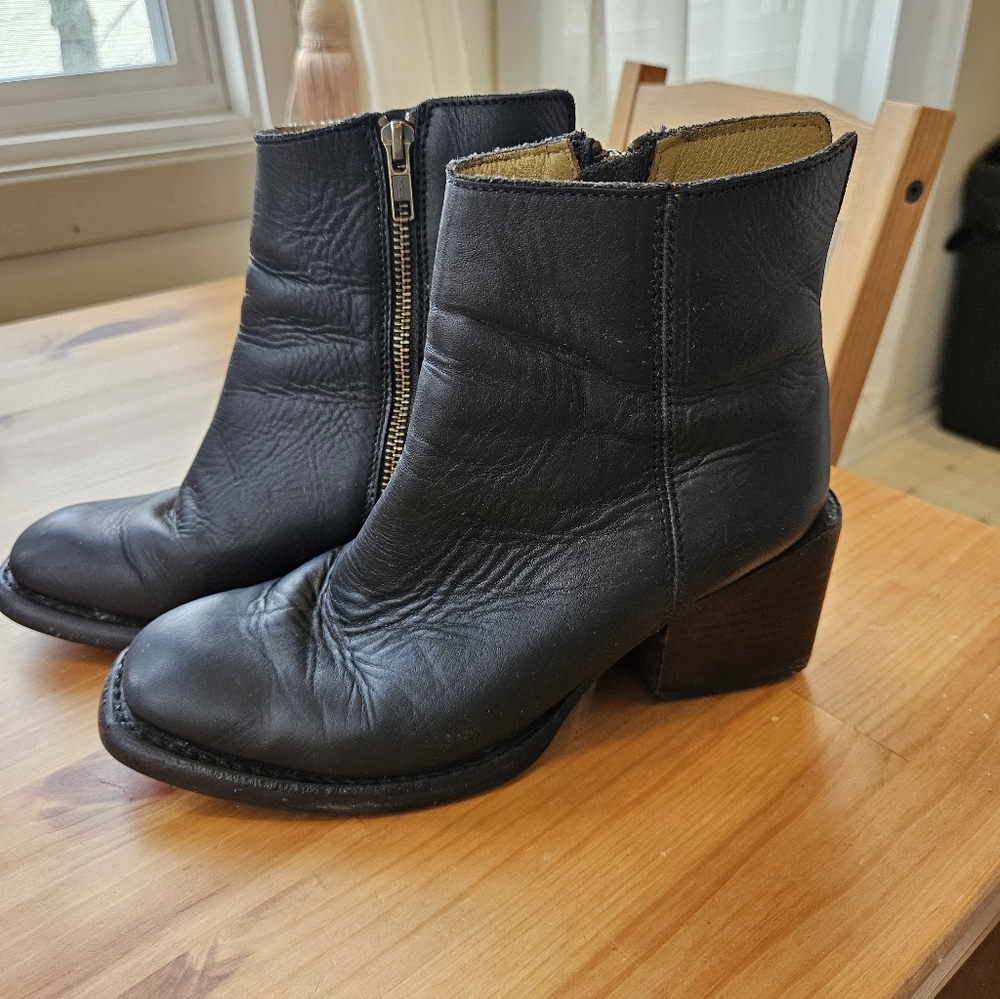 Sutro Clay Leather Ankle Boots Women’s Size 7.5 - Picture 5 of 16